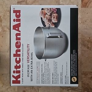 New with tag 5 quart extra Kitchenaid bowl